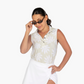 THE SANDY SHORES - LADIES SLEEVELESS POLO
